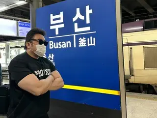 俳優マ・ドンソク、濃いサングラスにマスクをしていても…“どこから見てもマ・ドンソク”