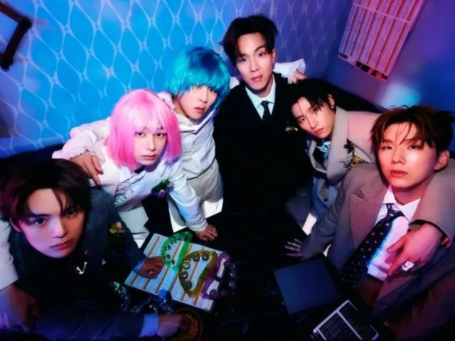 「MONSTA X」、ニューアルバム「THE X」のコンセプトフォト公開…ピンクとブルーのかつらをかぶって愉快な雰囲気