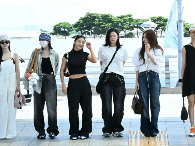 【空港写真】「TWICE」、楽しい出国～ イベント出席のためマカオへ