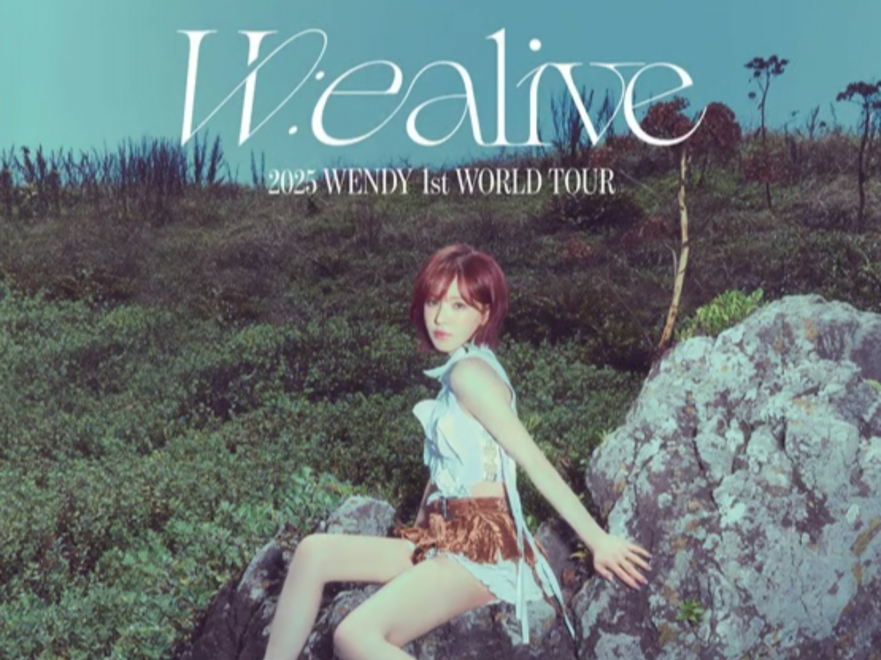 red velvet ウェンディ 中華　マカオ　十周年 コンサート　ポロライト Red Velvet」ウェンディ、初のソロワールドツアー『W:ealive