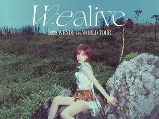 「Red Velvet」ウェンディ、初のソロワールドツアー『W:ealive』スケジュールポスター公開