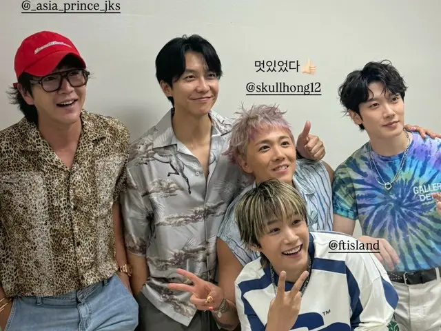 イ・スンギ、チャン・グンソク＆「FTISLAND」と笑顔で近況公開
