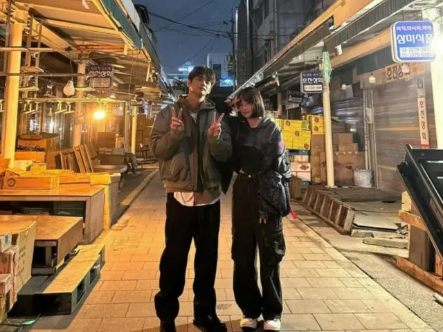 ソ・イングク＆カン・ミナ、ピースをする天使たち…「TWELVE トゥエルブ」撮影現場ビハインドカット公開