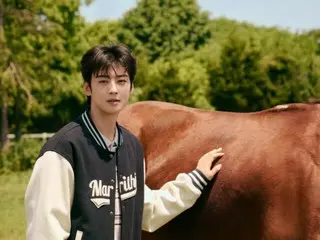 「ASTRO」チャウヌ、自然の中の自由で大胆な眼差し