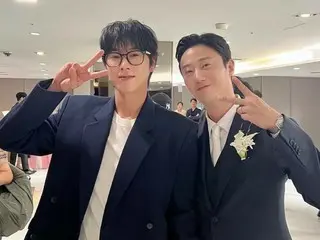「東方神起」ユンホ、俳優ハン・ウンソンの結婚式に出席…“結婚おめでとう”