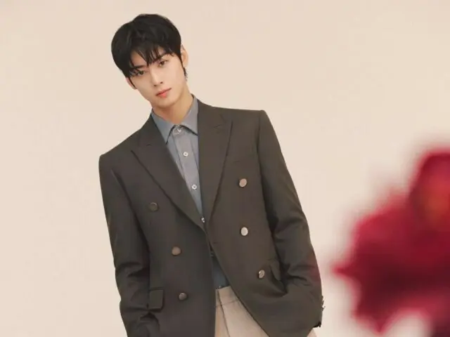 「ASTRO」チャウヌ、花もかすれるまぶしいビジュアル…絶対的存在感