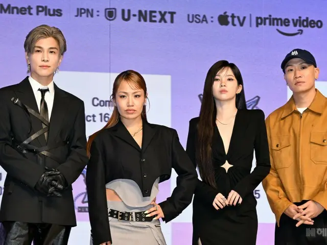 【フォト】「i-dle」ソヨン＆Gaeko＆RIEHATA＆岩田剛典、Mnet日韓合同制作サバイバルオーディション「Unpretty Rapstar ： HIP POP Princess」のメインプロデューサーたち制作発表会に出席