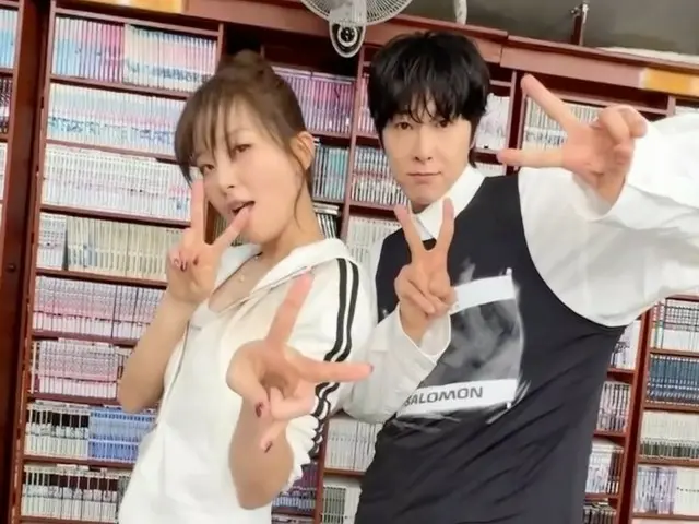 「東方神起」ユンホ、「Red Velvet」スルギと「Body Language」チャレンジ！（動画あり）