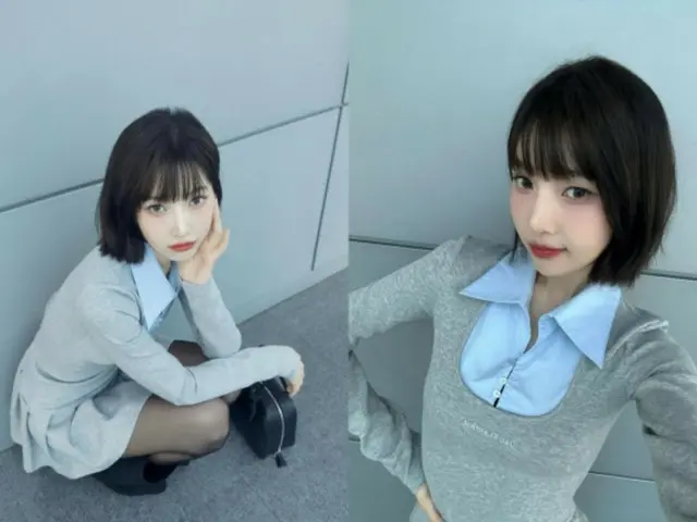 「Red Velvet」ジョイ、ボブヘアの美貌にワンちゃんもキュン♥