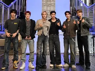 「RIIZE」、エンパイア・ステート・ビルをチームカラーのオレンジに…“音楽が持つ癒しの力を信じる”