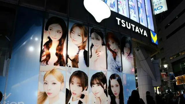 NiziU、SHIBUYA TSUTAYA１階をジャック　大型POP UPがスタート