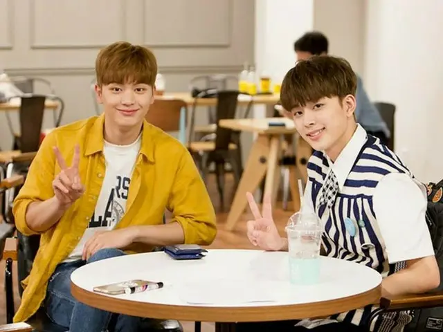 「BTOB」ソンジェ＆「PRODUCE101」シーズン2出身のユ・ソンホ♪2人揃って広告撮影！