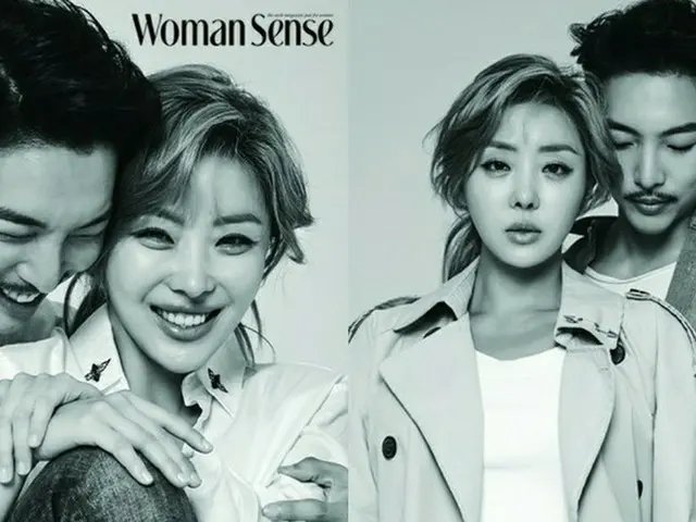 「Brown Eyed Girls」ナルシャ、初めての夫婦同伴グラビアに挑戦！新婚のラブラブぶりを見せる！