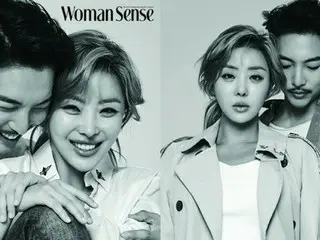 「Brown Eyed Girls」ナルシャ、初めての夫婦同伴グラビアに挑戦！新婚のラブラブぶりを見せる！