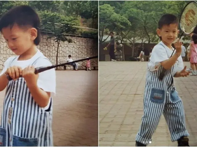 「EXO」ベクヒョン、幼い頃の自身の髪型に笑う!?