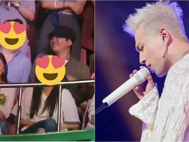 「BIGBANG」テヤン（SOL）のコンサートに駆け付けた恋人ミン・ヒョリンの姿♡