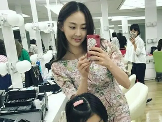元「SISTAR」ダソム、共演中の子役との2ショット！