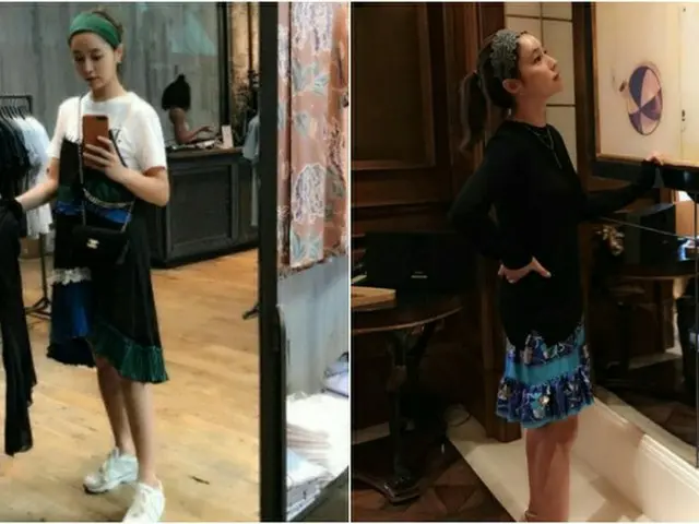 女優イ・ミンジョン、愛息とのショッピングの様子を伝える♪～ショッピングバッグはどこへ～