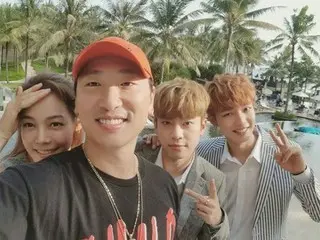 「MXM」が所属事務所社長RHYMER♥アン・ヒョンモ予備夫婦を応援