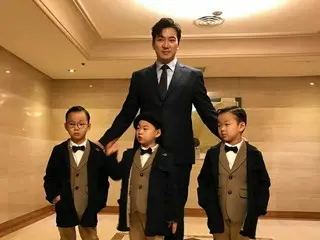 俳優ソン・イルグクと三つ子ちゃんたちが釜山国際映画祭の開幕式に登場！