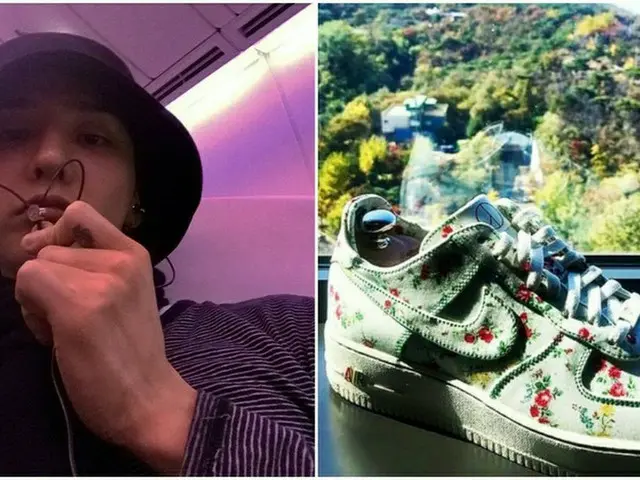 G-DRAGONに贈られた「NIKE」のスニーカーがとっても素敵！