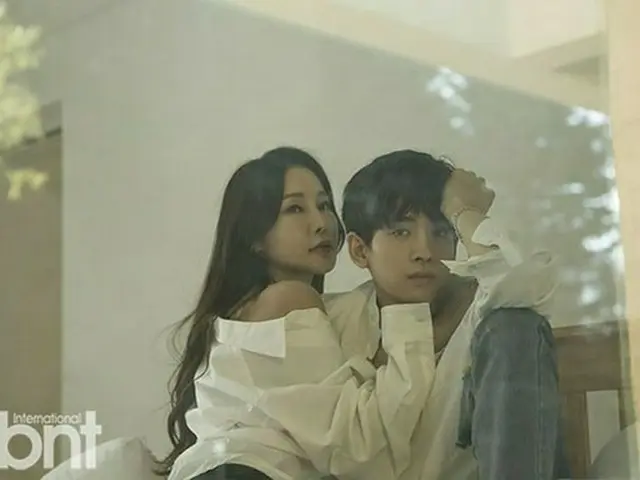 ”17歳差カップル”ミナ＆リュ・フィリップ・・・ラブラブな同伴グラビア撮影！