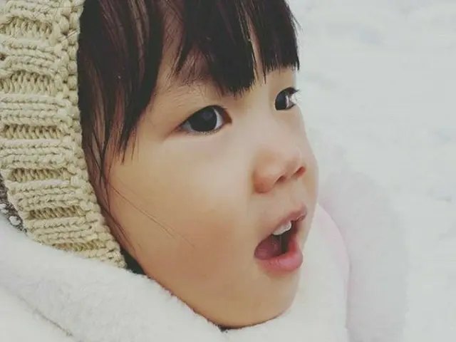 ユジンの娘ロヒちゃん、雪の中ではしゃぐ姿が・・・セジョルクィ(世界で一番可愛い)♪