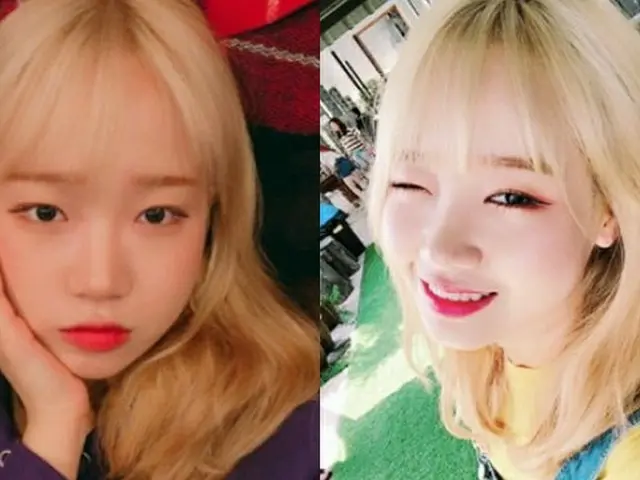 「Weki Meki」チェ・ユジョン、思い切ったイメチェン！金髪を披露♡