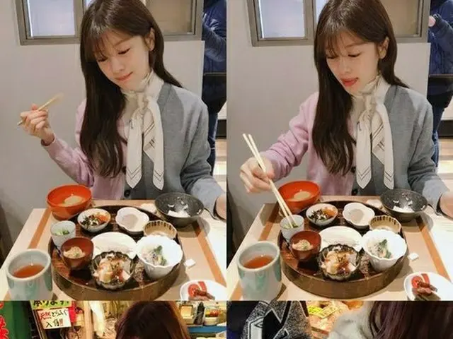 イ・ジュンと熱愛中チョン・ソミンの近況！東京でグルメを満喫中。