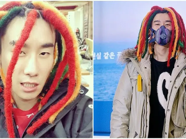 歌手San E、破格的なレゲエヘアーで映画「遷化」のVIP試写会に登場！