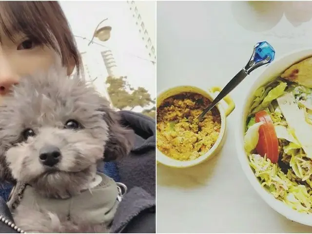 「少女時代」テヨン、愛犬ゼロくんのご飯を食べちゃった!?