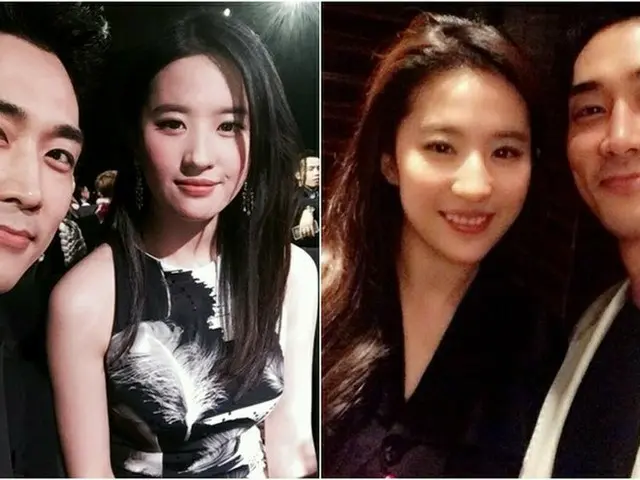 俳優ソン・スンホンが中国女優リウ・イーフェイと破局。