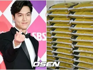 俳優イ・ミンホが2018平昌冬季オリンピックを記念して恵まれない子どもたちに米1トンを寄付する！