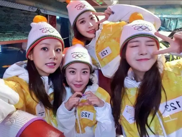 「Girl's Day」が「2018平昌冬季オリンピック」の聖火リレーを完走！“完全体”は久しぶり♪