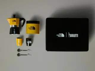 イタリアコーヒーの老舗ビアレッティとアウトドアブランドTHE NORTH FACEが限定コーヒーセットを発表