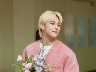 イム・シワン、ピンクのジャケットでスウィートな魅力