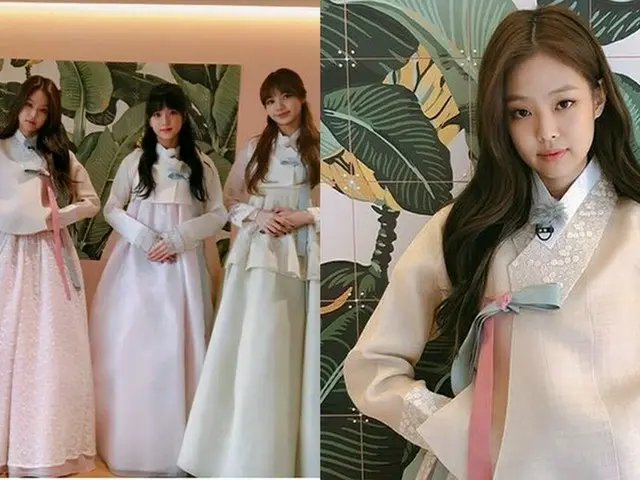 「BLACKPINK」が韓服姿で新年（旧正月）のあいさつを伝える♪