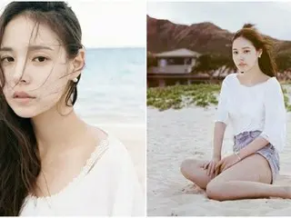 「BIGBANG」テヤンの奥さん、女優ミン・ヒョリンの美しい海岸写真が公開！