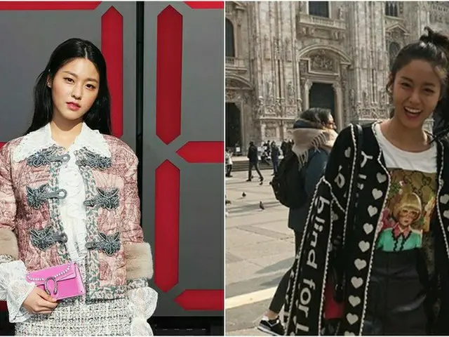 「AOA」ソリョン、イタリア・ミラノでも輝いたファッション♪