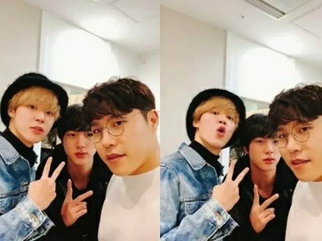 「防弾少年団」ジン＆ジミンが「8eight」イ・ヒョンのソロカムバックを応援♪