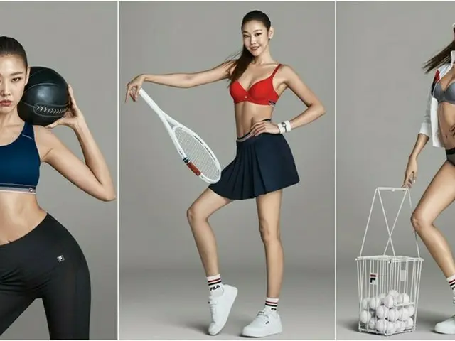 モデルのハン・ヘジン、「FILA」のアンダーウェアを完璧なプロポーションでアピール！