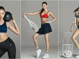 モデルのハン・ヘジン、「FILA」のアンダーウェアを完璧なプロポーションでアピール！