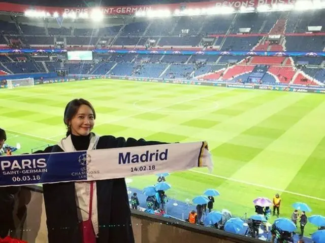 「少女時代」ユナがサッカー観戦♪元気いっぱいの近況を伝える！