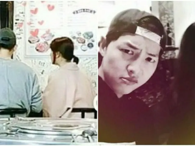仕事帰りに2人きりで食事デート♪“ソンソン夫婦”の姿がキャッチされる！