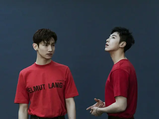 「東方神起」、カムバックを前に“真っ赤なTシャツ”のティーザーイメージを公開！