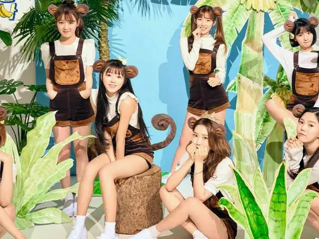 「OH MY GIRL」、メンバー全員が“おさるさん”になったティーザーを公開！