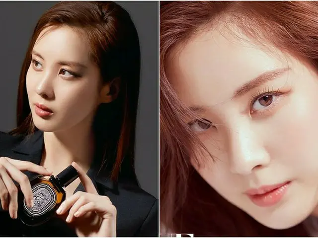 「少女時代」ソヒョンが香水ブランドのグラビアモデルをつとめる♪