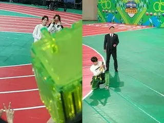 「アイドル陸上選手権大会」で互いの写真を撮り合う先輩・後輩が可愛い！