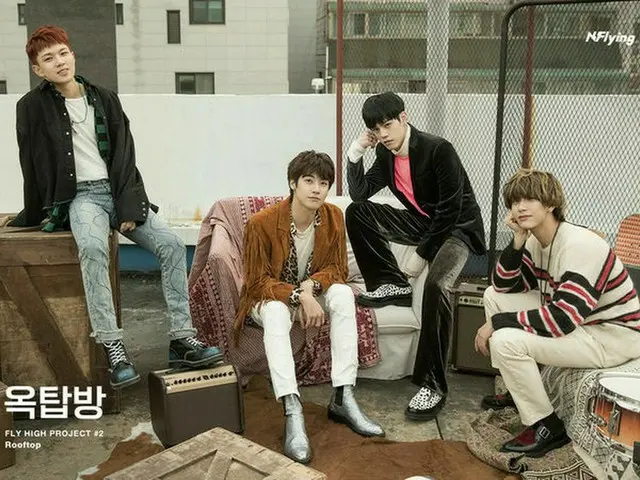 「N.Flying」、「Rooftop」が音源チャート1位デビュー4年目で初めて“奇跡のようなチャート逆行”