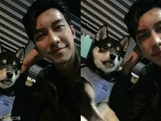 イ・スンギ、伴侶犬と一緒に撮影現場に… “ペニジャー2次出勤!”